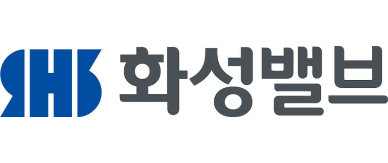 화성밸브 로고
